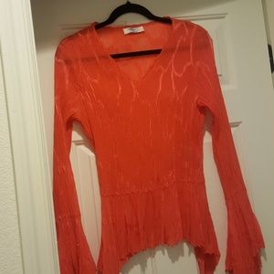 Like new tangerine spring top